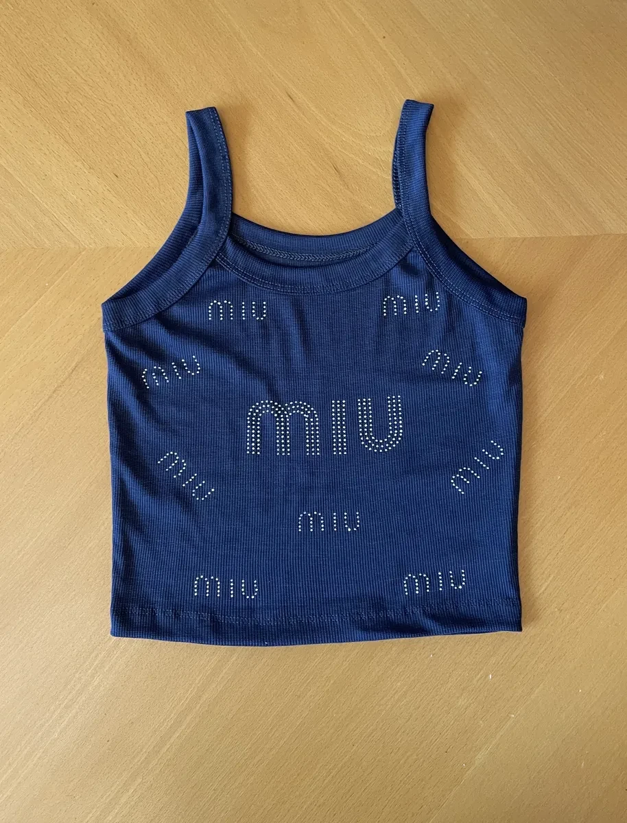 کراپ تاپ نگین دار miu miu - آلبوم